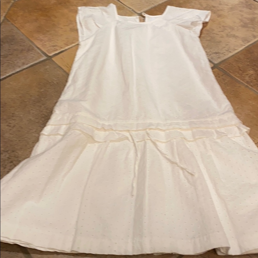 Jacadi white eyelet lace dress